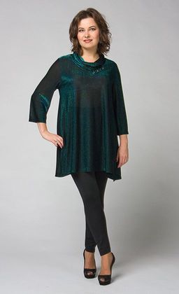 Туника из струящегося шелковистого трикотажа. - Ckc collections фото 2