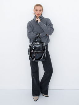 Рюкзак 18104-8 black  Polina&Eiterou