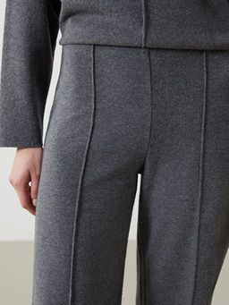 Beli Lastikli Kad?n Triko Pantolon