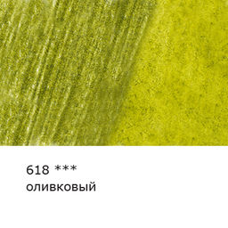 VISTA-ARTISTA Gallery VGWP Карандаш акварельный художественный заточенный 6 шт. 618 Оливковый (Olive green)