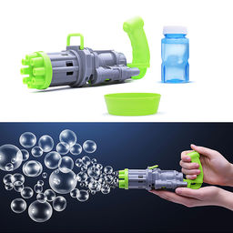 Бластер для мыльных пузырей  (8 отверстий) в коробке