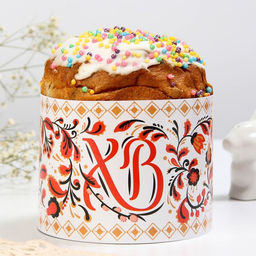 Цена за 4 шт. Форма ободок для кулича Орнамент на пасху, 32.2?9 см