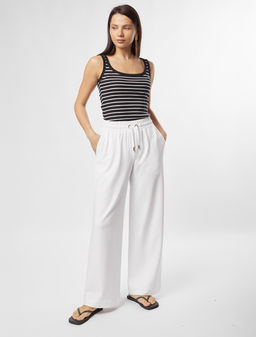 Брюки из футера двухнитки с эластаном - Vilatte фото 5