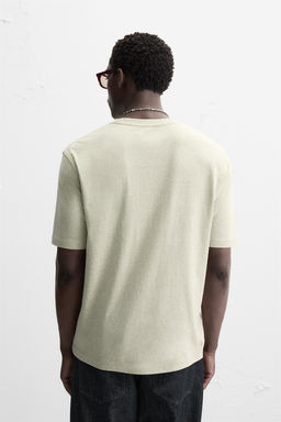 TEXTURED T-SHIRT - Zara фото 3