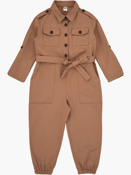 Комбинезон для девочки UD 7474 св.коричневый - Mini maxi фото 6