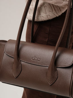 Кожаная сумка Viki DBR 31341 темно-коричневый фото 7