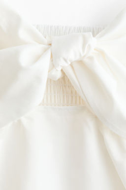 Vestido escalonado con nudo decorativo - H&m фото 5