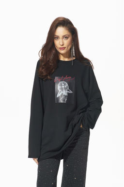 Лонгслив Party Mood Black