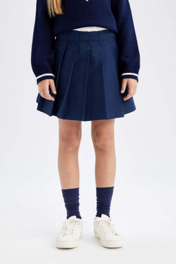 Юбка из габардина для девочки - Defacto фото 3