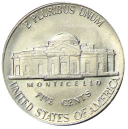 5 центов 1990 года D США