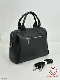 Сумка из кожи с доп.ремнем - Bruno фото 6