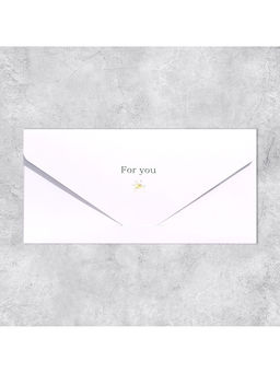 Цена за 2 шт. Конверт подарочный For you, софт тач, тиснение, 19×9 см