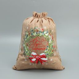 Цена за 5 шт. Мешок с термонаклейкой Чудо, 30 40 см +/- 1.5 см