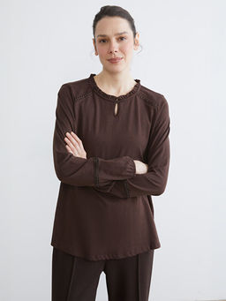 F?rf?rl? Bisiklet Yaka Bluz