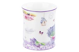 Кружка 400 мл 12,5*9*10 см Лаванда NEW BONE CHINA - Elan gallery фото 4