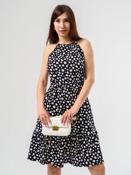 Сарафан Оптима из хлопка черный фото 4