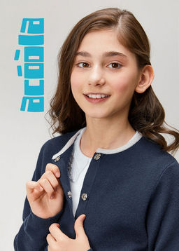 ACOOLA / Жакет детский для девочек Kayla темно-синий