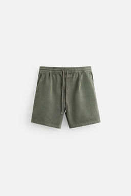 WASHED RELAXED FIT BERMUDA SHORTS - Zara фото 16