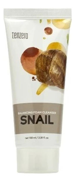 Пенка для умывания с муцином улитки TENZERO Balancing Foam Cleanser Snail , 100g