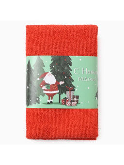 Набор махровых полотенец Этель. Новогодние подарки, 30?30 см - 3 шт., хлопок 100% фото 3