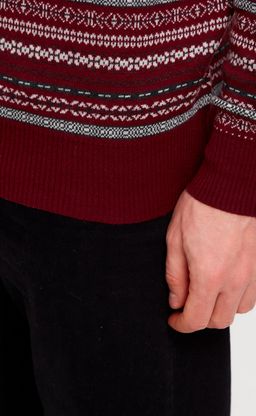 Джемпер F221-15-304 bordo - Fine joyce фото 8