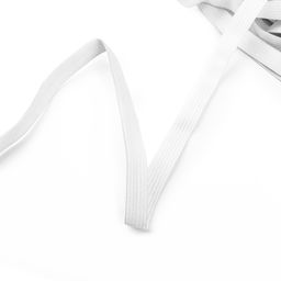 Лента эластичная Gamma 0010 Б 10 мм 100 м вязаная белый