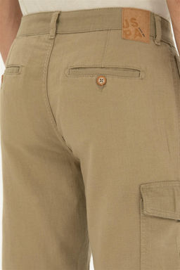 Мужские тканые шорты темно-хаки Неожиданная скидка в корзине - U.s. polo assn фото 6