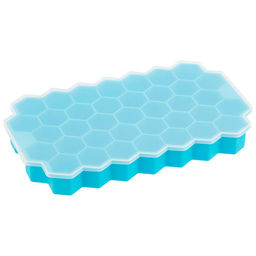 Форма для льда 37 ячеек Mallony Perfetto cоты с крышкой арт.107661