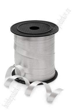 Лента бумажная 1 см*100 ярд (SF-1514) серебро
