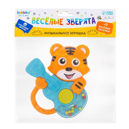 Музыкальная игрушка Весёлые зверята: Тигрёнок, звук - Zabiaka фото 4