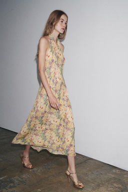 FLORAL PRINT DRESS ZW COLLECTION