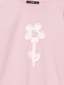 Bisiklet Yaka K?z ?ocuk Sweatshirt