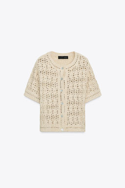 OPEN KNIT CARDIGAN - Zara фото 13