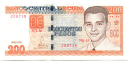 Банкнота 200 песо 2023 года Куба