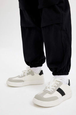 Хлопковые брюки с парашютом для девочек - Defacto фото 6