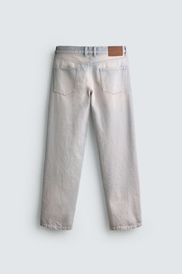 JEANS BAGGY CROPPED FIT / Azul claro - Zara фото 8