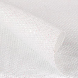 Канва K04L Gamma Aida №14 ФАСОВКА 92% хлопок, 8% терилен 30 х 40 см  2 см белый с перламутровым люрексом