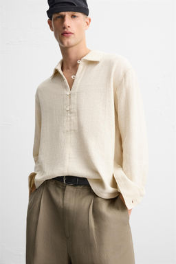 TEXTURED POLO SHIRT - Zara фото 5