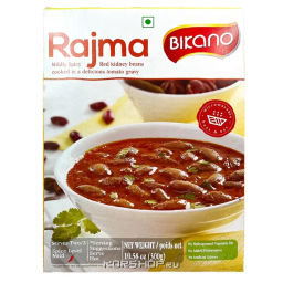 Готовое блюдо Запечённая фасоль в томатном соусе Rajma Bikano, Индия, 300 г Акция