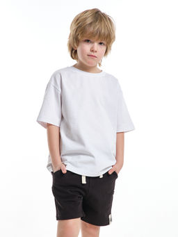 Футболка однотонная белая база для школы 22-6005 белый - Mini maxi фото 7