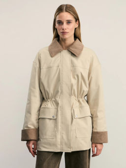 Парка утепленная на кулисе / Zarina  фото 6