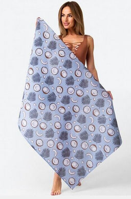 Полотенце банное Кокос 80*150 см. вафля хлопок 100%