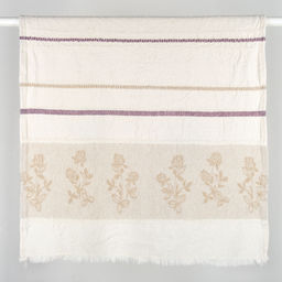 23С3-ШР/у. 40*58 Полотенце "Луговые цветы-2" цв. 4 рис. 107 фиолетовый