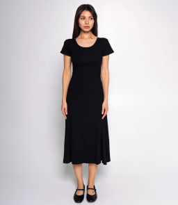 Платье #КТ8858, чёрный