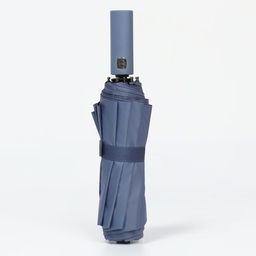 Зонт автоматический «Однотон», 3 сложения, 10 спиц, R=51/58 см, d=102 см, синий