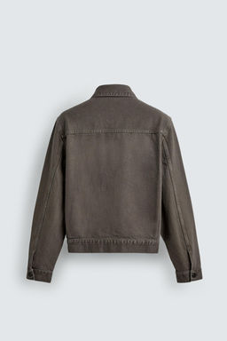 CAZADORA DENIM LIMITED EDITION / Verde gris - Zara фото 9