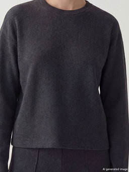 Bisiklet Yaka Kad?n Sweatshirt