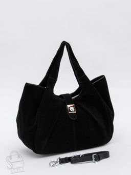 Сумка женская кожаная 2500YF black Polina&Eiterou в Новосибирске