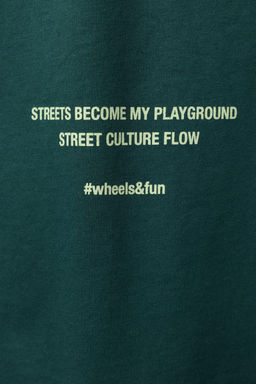 SLOGAN PRINT T-SHIRT