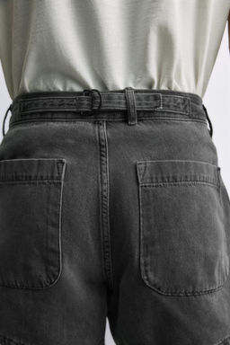 MINI SHORTS DENIM / Carb?n - Zara фото 7
